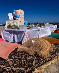 Décoration événementielle pour Gender Reveal à Montpellier