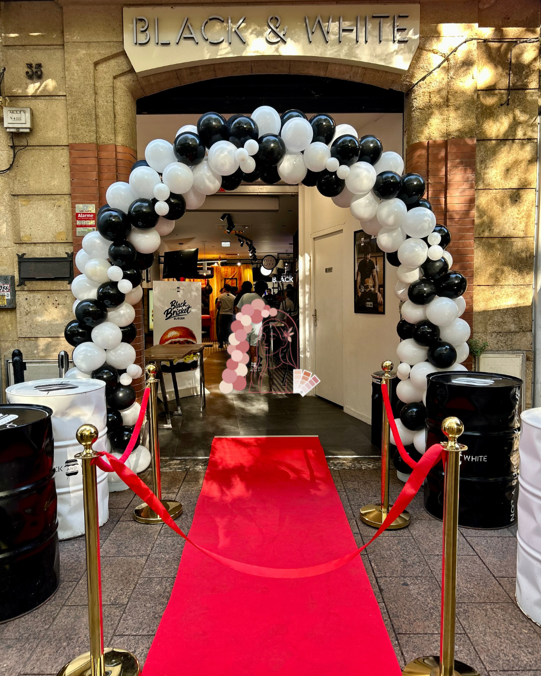 Décoration d’inauguration de restaurant à Perpignan
