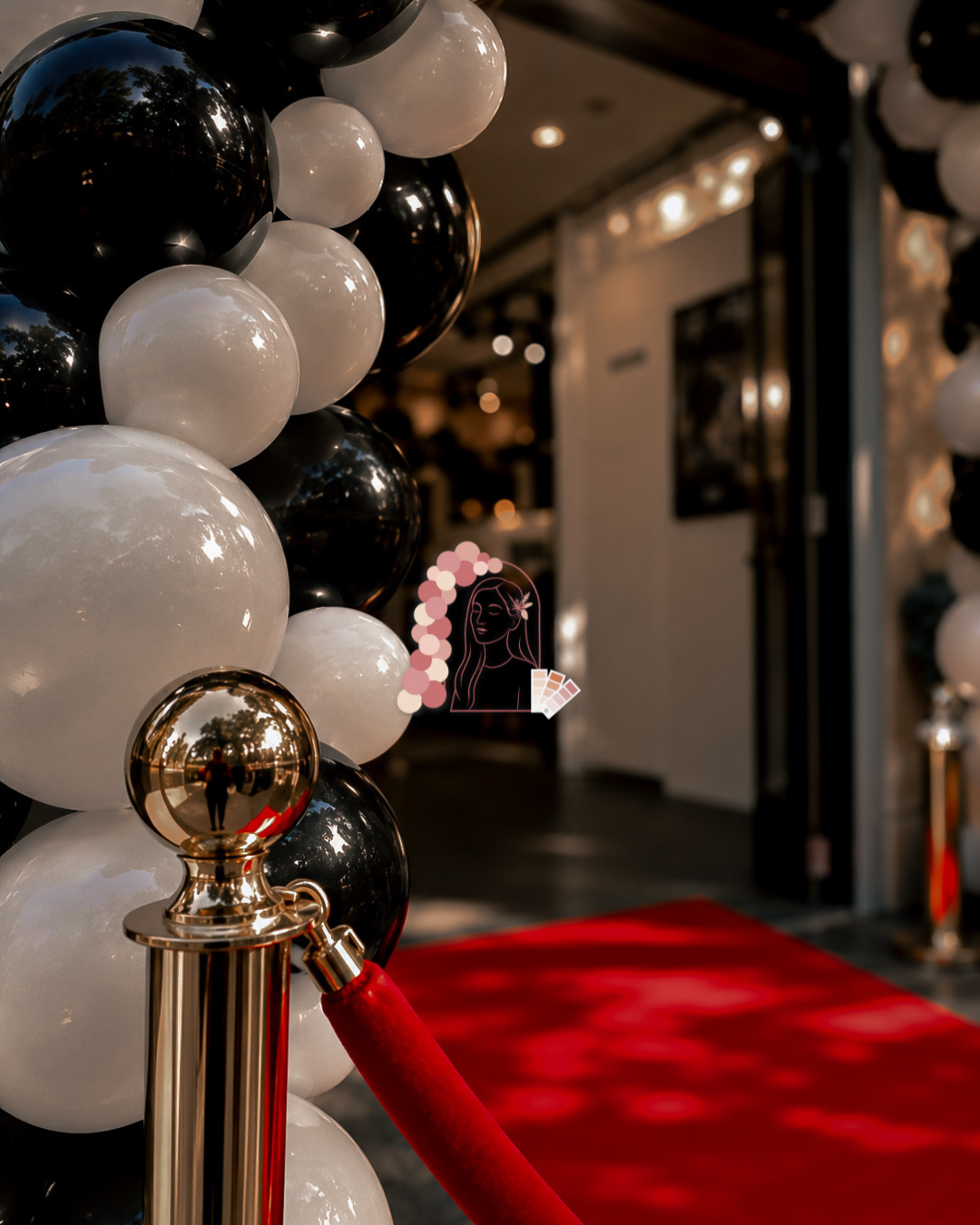 Arche de ballons pour inauguration de restaurant à Perpignan